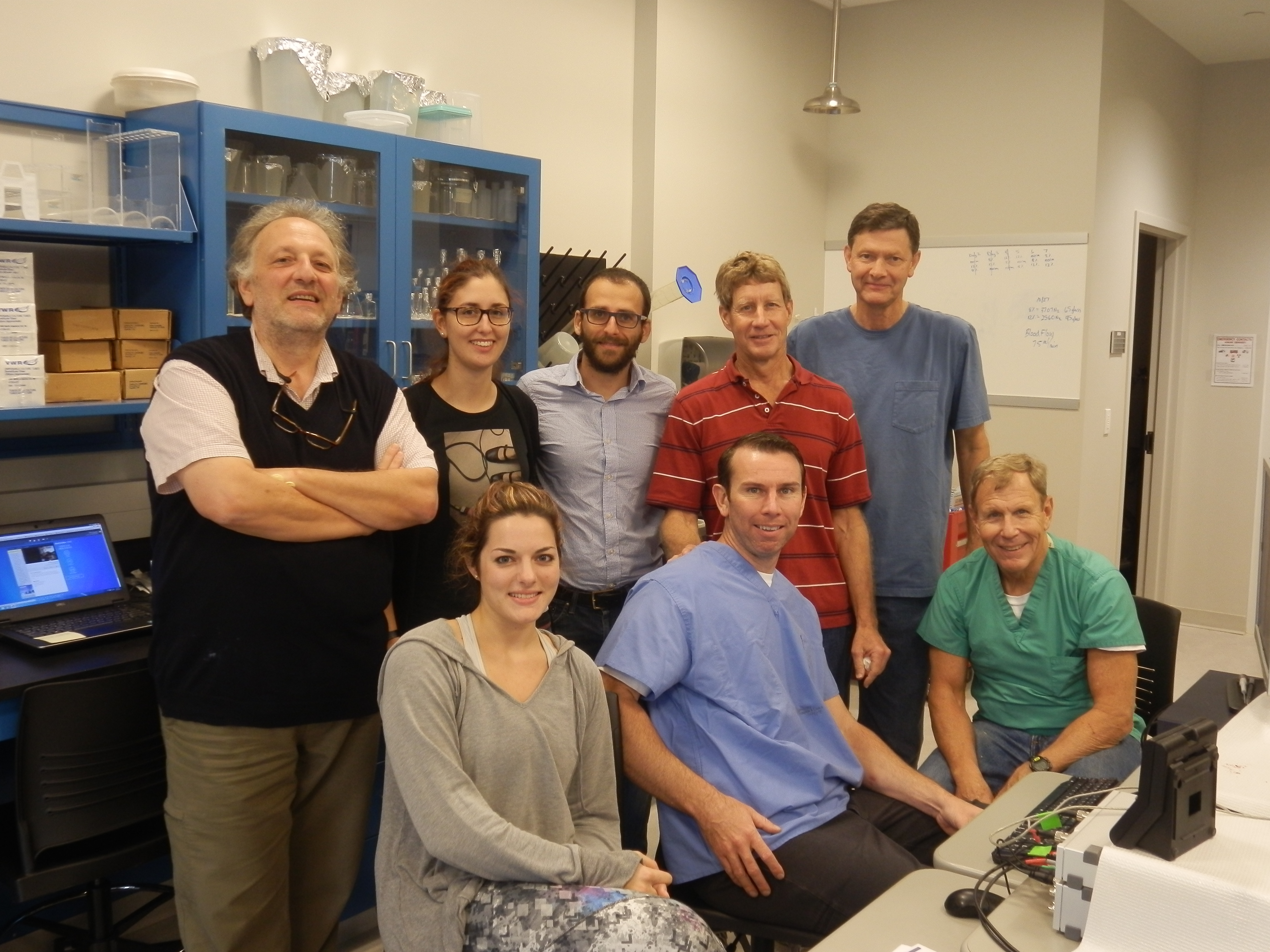 Group photo of Muscle Physiology Lab members